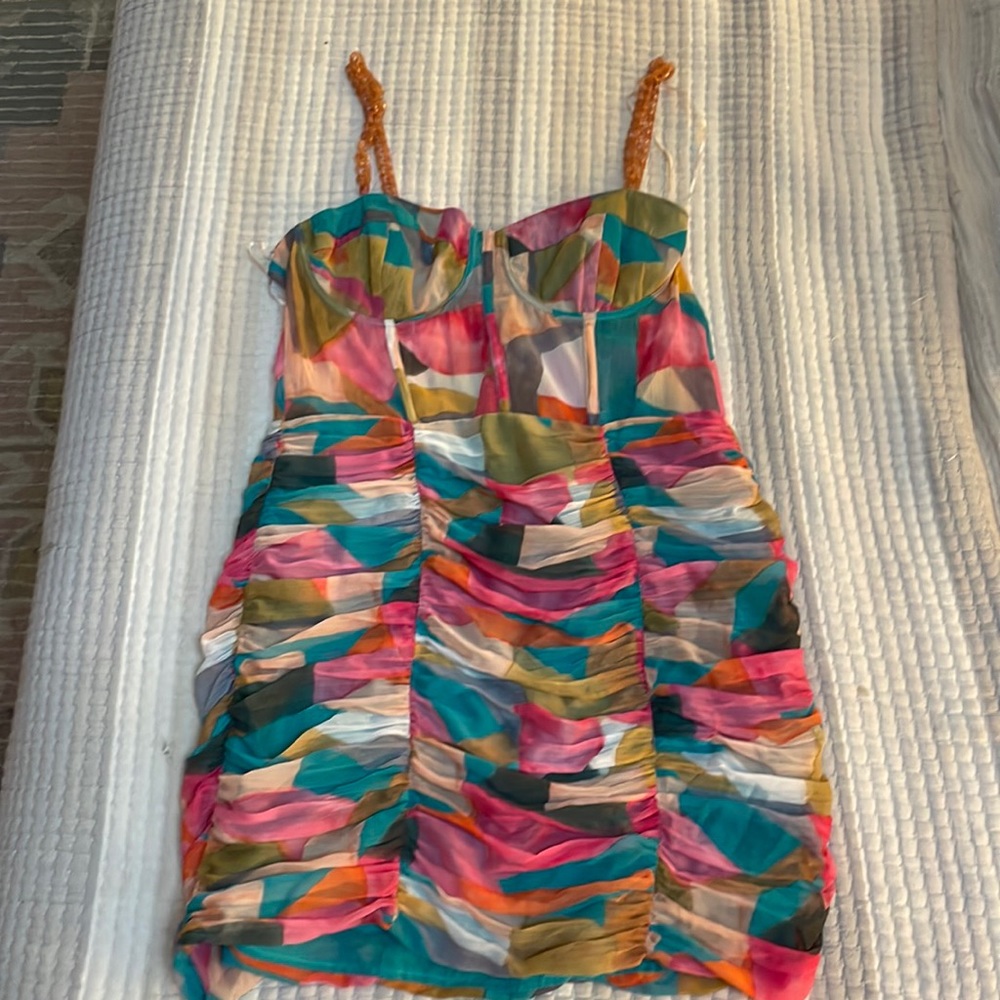 Patterned Zara Dress - Picture 3 of 5